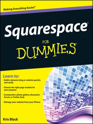 cover image of Squarespace For Dummies